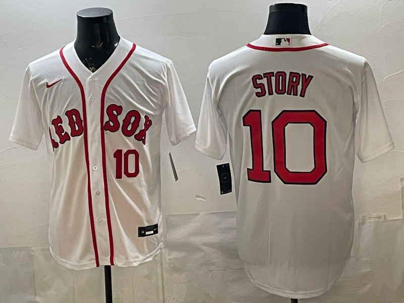 Men Boston Red Sox #10 Story white 2026 Nike MLB Jerseys 20260011